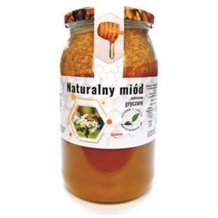Miód nektarowy gryczany 1,2kg kremowany