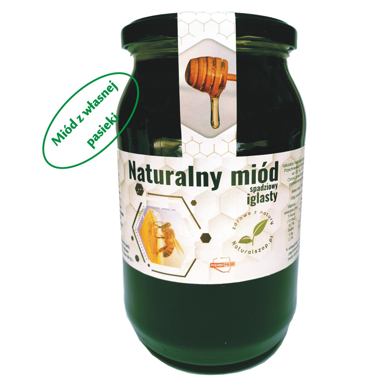 Miód spadziowy iglasty 1,2kg