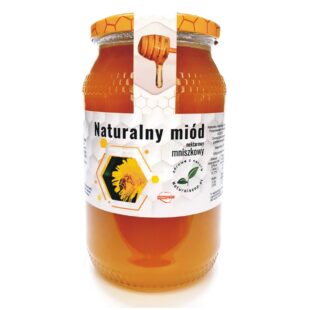 Miód nektarowy mniszkowy 1,2kg kremowany