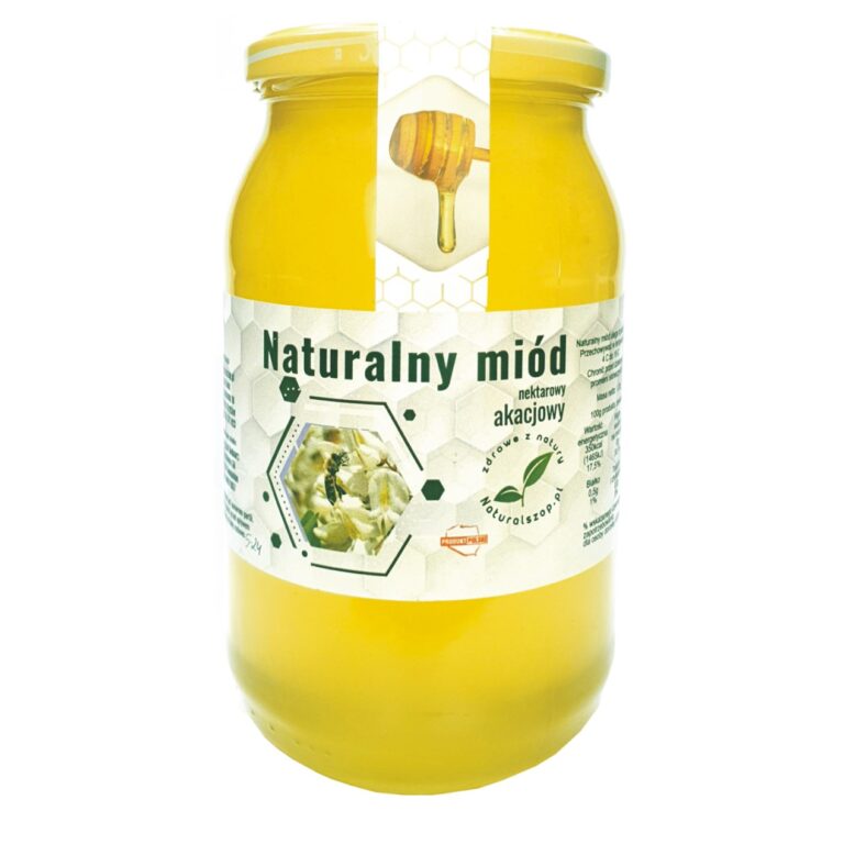 Miód nektarowy akacjowy 1,2 kg