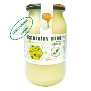 Miód nektarowy rzepakowy 1,2 kg