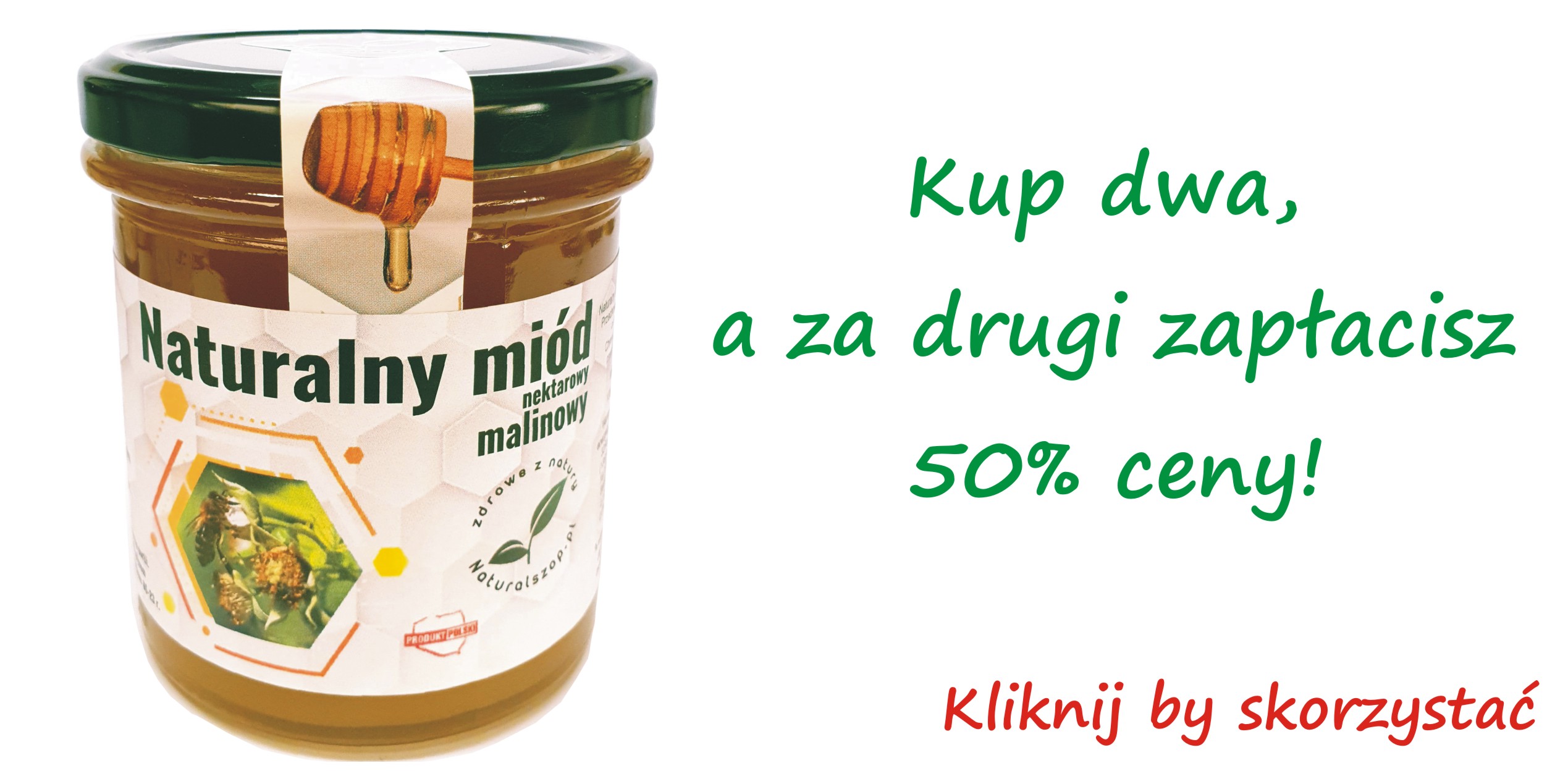 naturalszop Miód nektarowy malinowy 430g 5 naturalszop malin 431