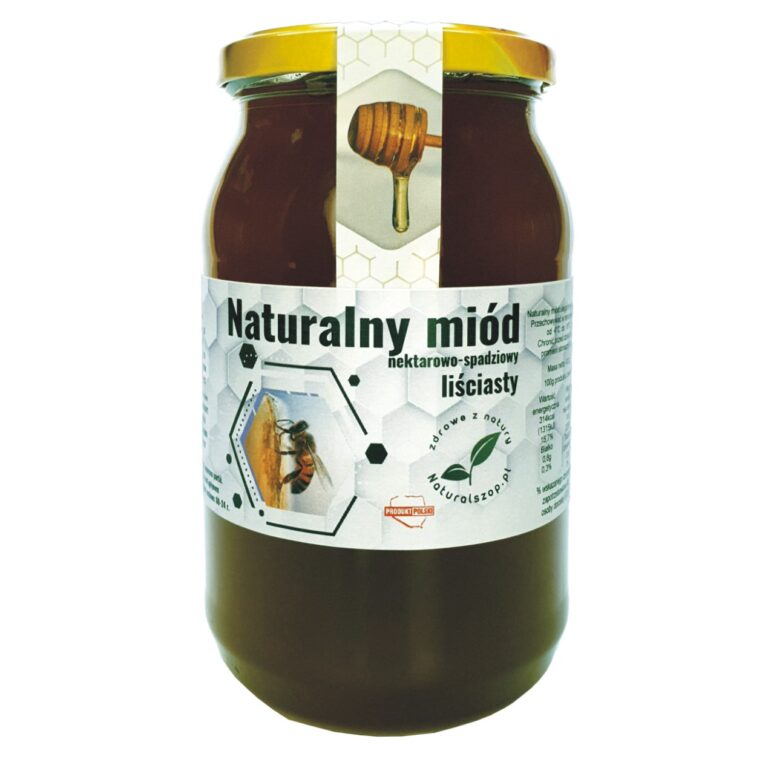 naturalszop Promocje 5 Miód spadziowy liściasty 1,2kg kremowany
